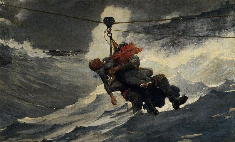 Winslow Homer The Life Line oil painting image